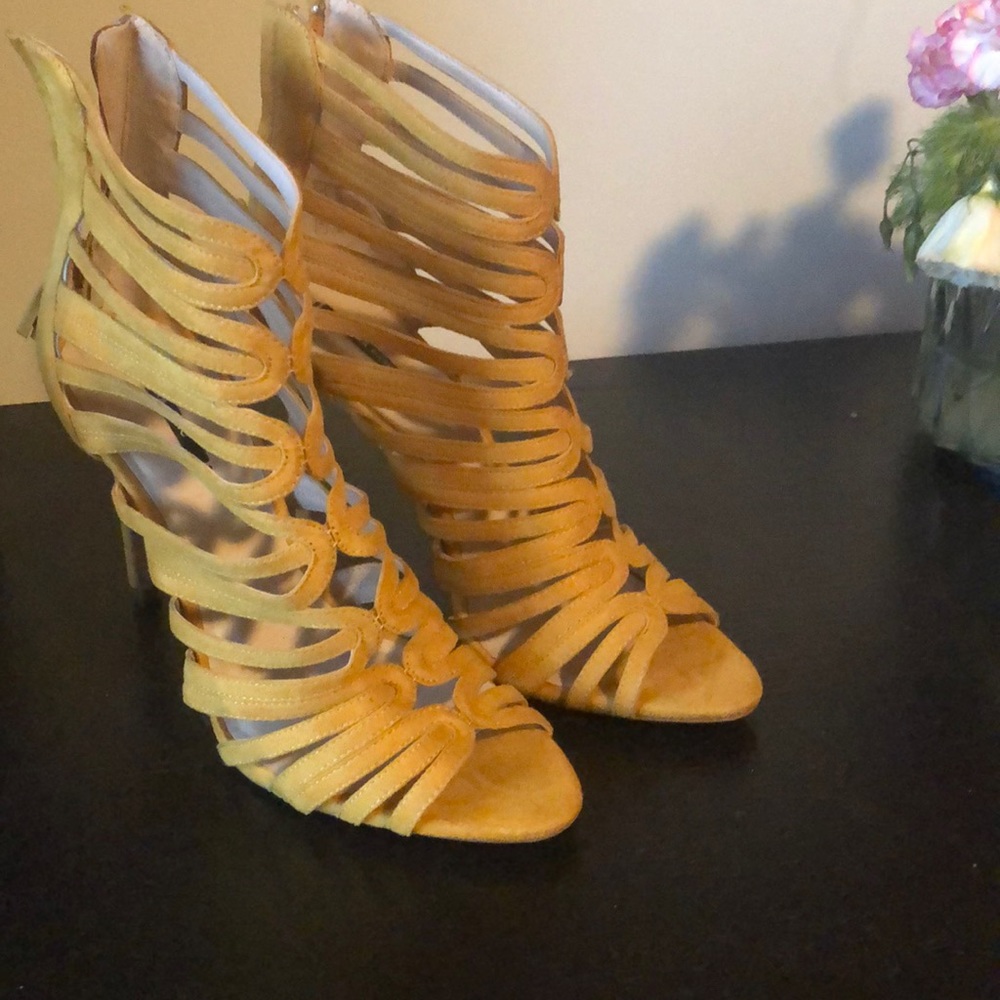 Zara four inch suede booties